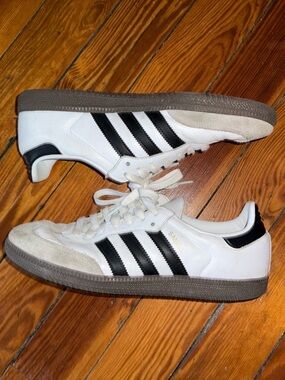 adidas Samba Sneakers - White & Black